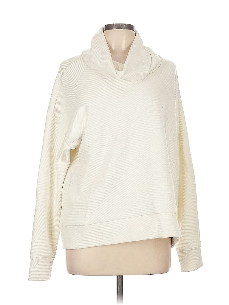 Marika Ivory Turtleneck Sweater Size L - photo 1
