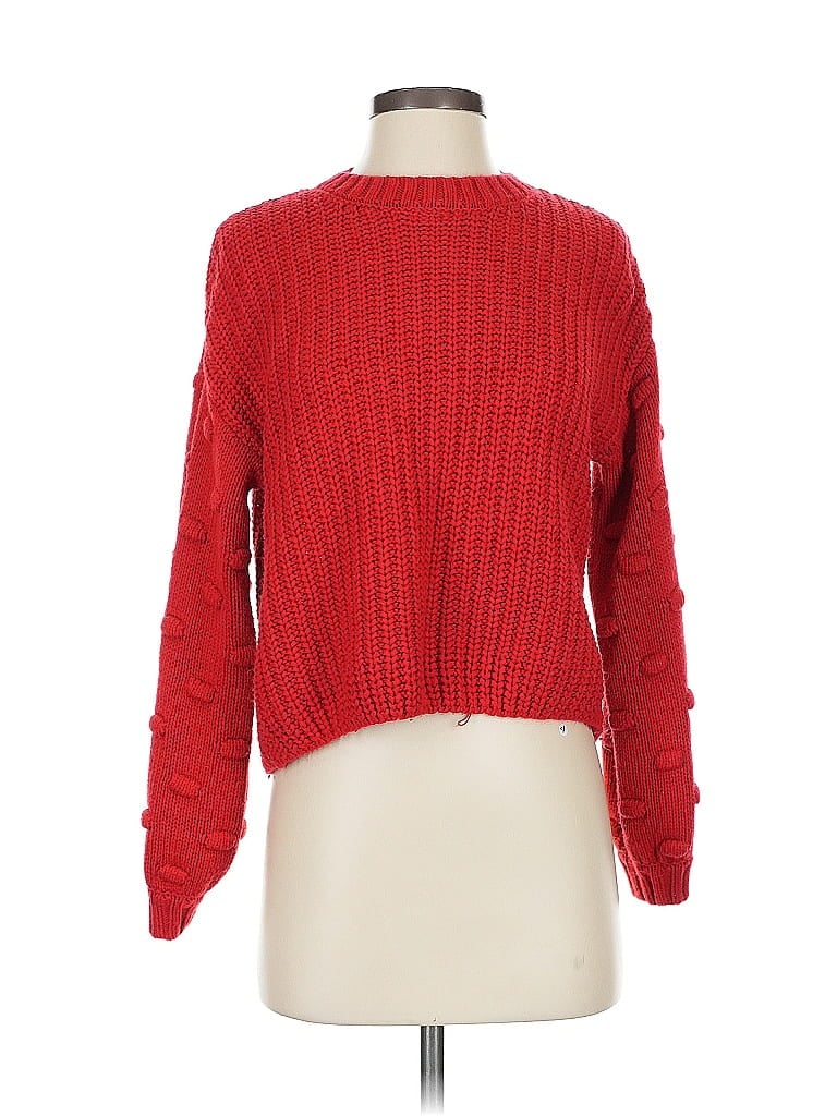JESSICA SIMPSON Pre-owned Pullover Sweater In Red