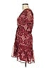 Saylor Paisley Burgundy Cocktail Dress Size M - photo 5