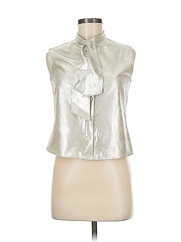 Barneys New York Sleeveless Silk Top (view 1)