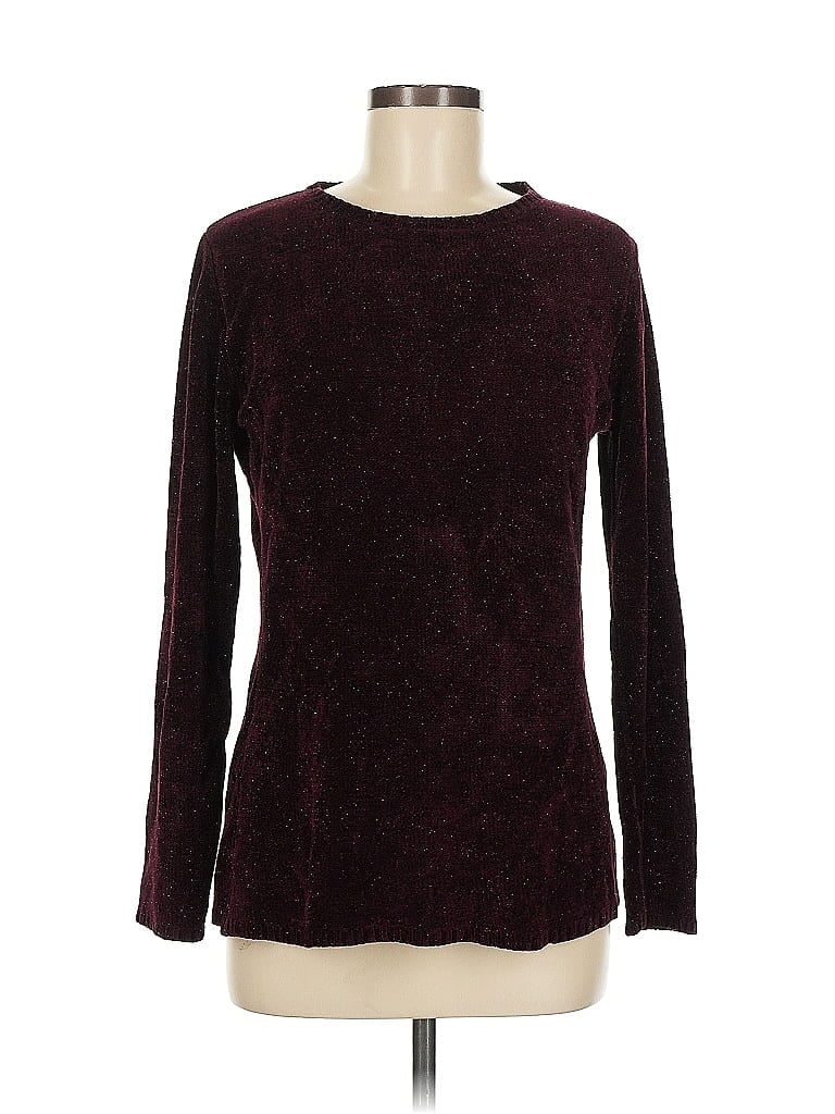 Pre-owned Esprit Pullover Sweater In Burgundy