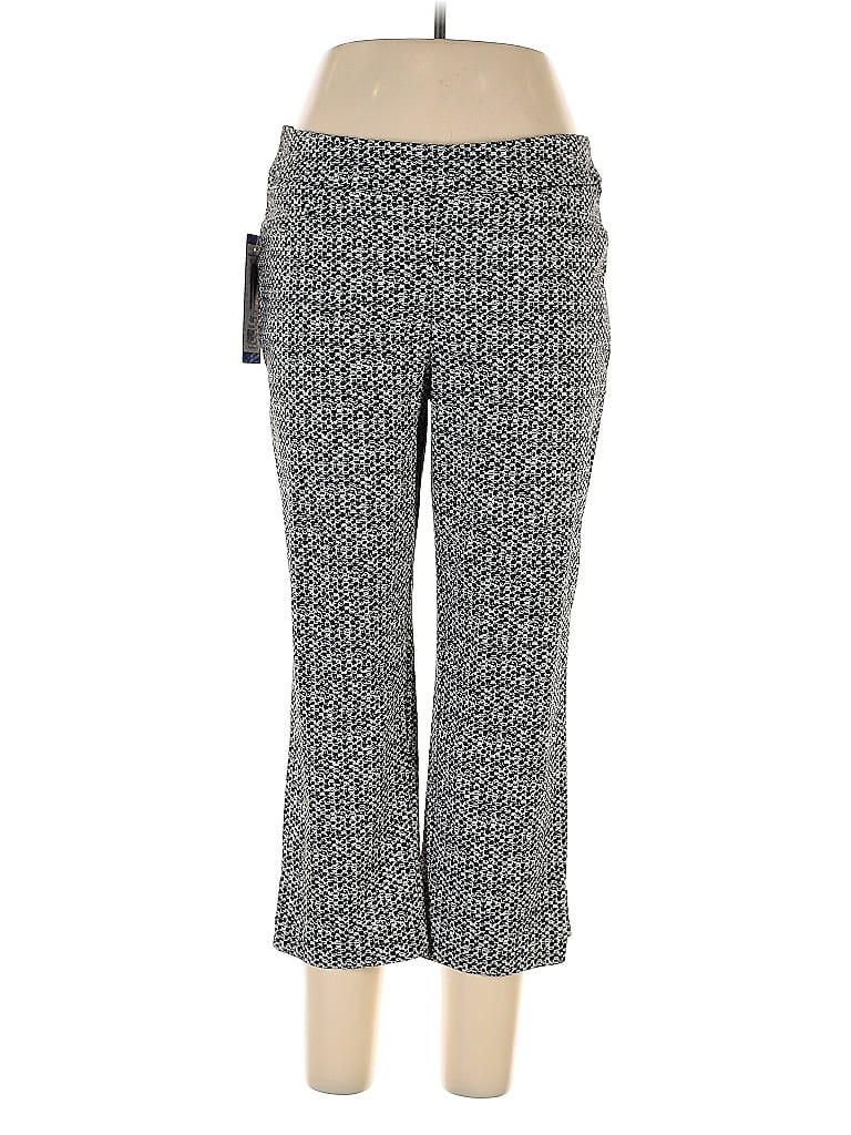 Hilary Radley Tweed Gray Casual Pants Size L - photo 1