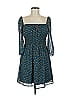 Trixxi 100% Polyester Hearts Teal Casual Dress Size M - photo 1