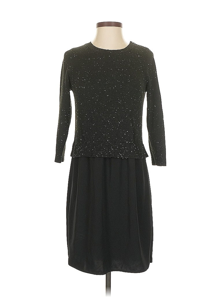 Pre-owned Ann Taylor Loft Cocktail Dress In Black