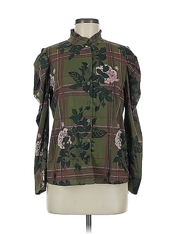 G by Giuliana Rancic Long Sleeve Blouse (view 1)
