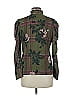 G by Giuliana Rancic Floral Green Long Sleeve Blouse Size 6 - photo 2