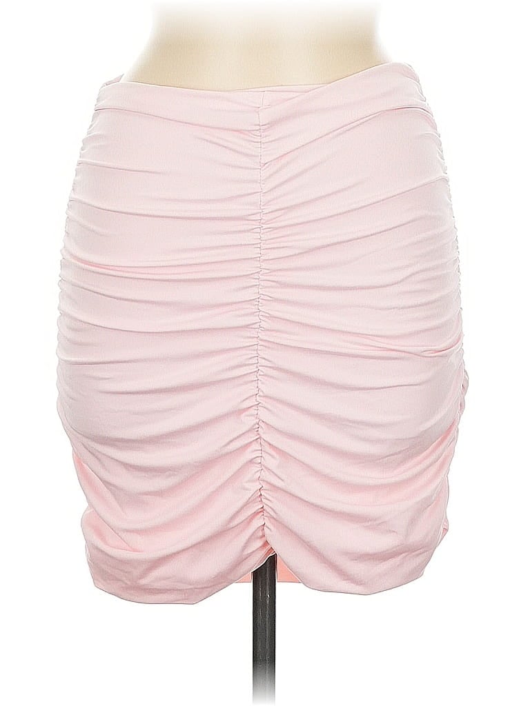 Pre-owned Shein Casual Skirt In Pink