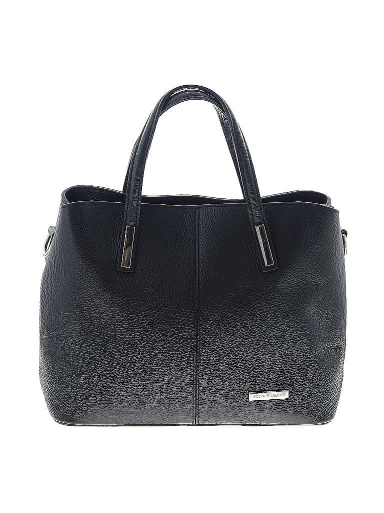 Pre-owned Sofia Cardoni Leather Satchel In Black