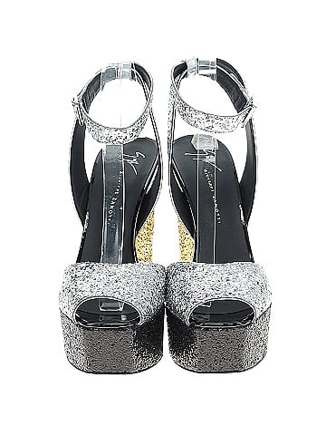 Giuseppe Zanotti Platform Glitter Heels (view 2)