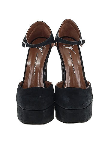 Giuseppe Zanotti Suede Platform Heels (view 2)