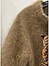 Mulberry Animal Print Brown Wool Pullover Sweater Size L - photo 7