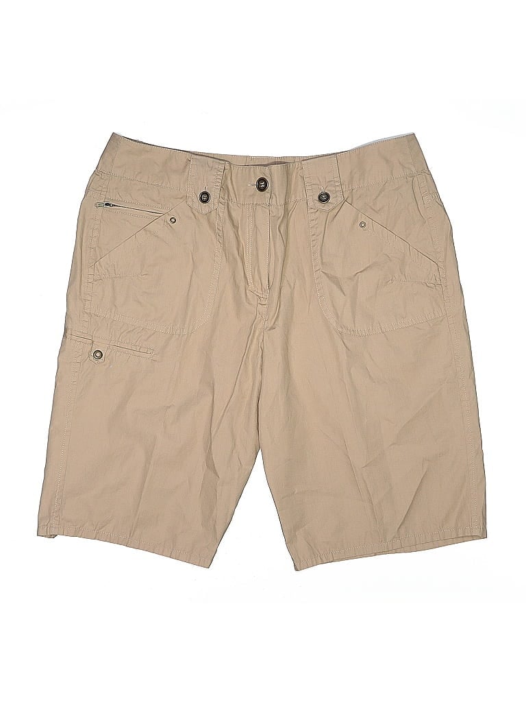 Pre-owned Sandro Khaki Shorts In Brown