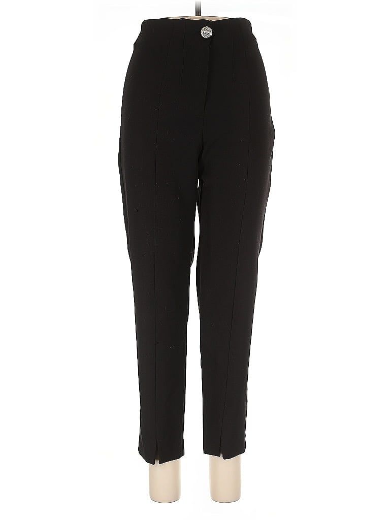 River Island Solid Black Dress Pants Size 8 - photo 1