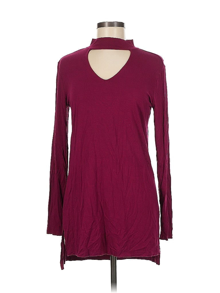 Pre-owned The Limited Casual Dress In Burgundy