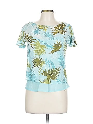 Kate Hill Short Sleeve Silk Top (view 1)