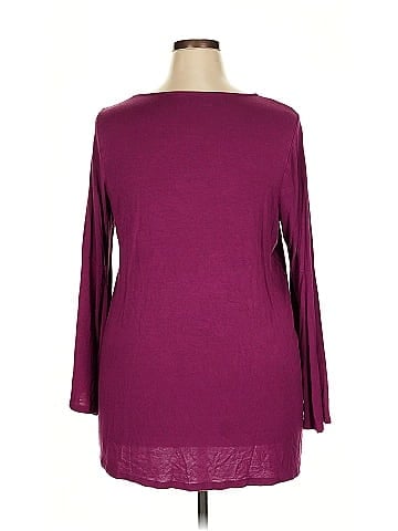 Roaman's 3/4 Sleeve Top (view 2)