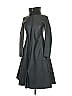 Armani Collezioni 100% Shearling Black Coat Size 2 - photo 1