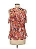 Haley K. Orange Short Sleeve Blouse Size M - photo 2
