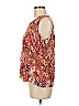 Haley K. Orange Short Sleeve Blouse Size M - photo 4