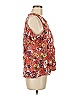Haley K. Orange Short Sleeve Blouse Size M - photo 3