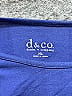 D&Co. Blue 3/4 Sleeve T-Shirt Size XL - photo 7