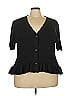 The Drop Black Cardigan Size 4X - photo 1