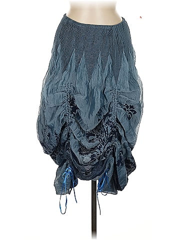 Lapis Denim Skirt (view 1)