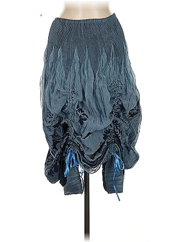 Lapis Denim Skirt (view 2)
