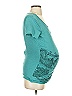A Pea in the Pod Paisley Teal Short Sleeve T-Shirt Size S - photo 4