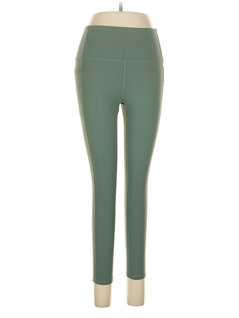 Pre-owned Skechers Active Pants In Green