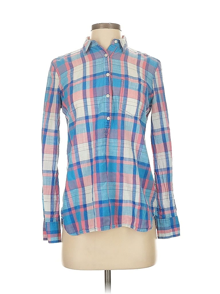 Pre-owned J.crew Factory Store Casual Dress In Blue