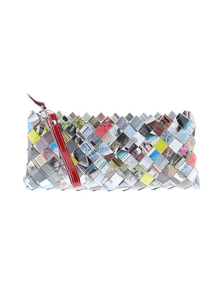 Nahui Ollin Argyle Silver Gray Wristlet One size - photo 1