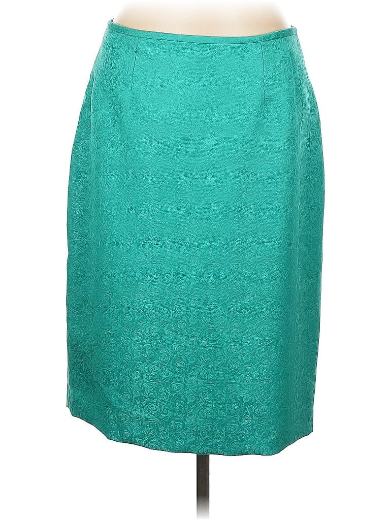 Pre-owned Kasper Formal Skirt In Blue
