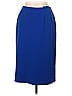 Le Suit 100% Polyester Solid Blue Formal Skirt Size 10 - photo 1