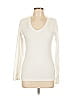 Avenue Ivory White Long Sleeve T-Shirt Size L - photo 1