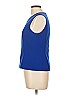 Le Suit 100% Polyester Blue Sleeveless Top Size 10 - photo 4