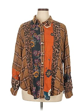 Johnny Was Long Sleeve Button Down Shirt