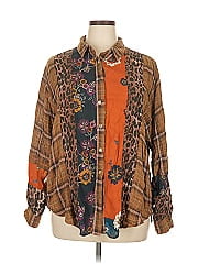 Johnny Was Long Sleeve Button Down Shirt