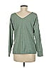 Balance Collection Green Long Sleeve Top Size M - photo 2
