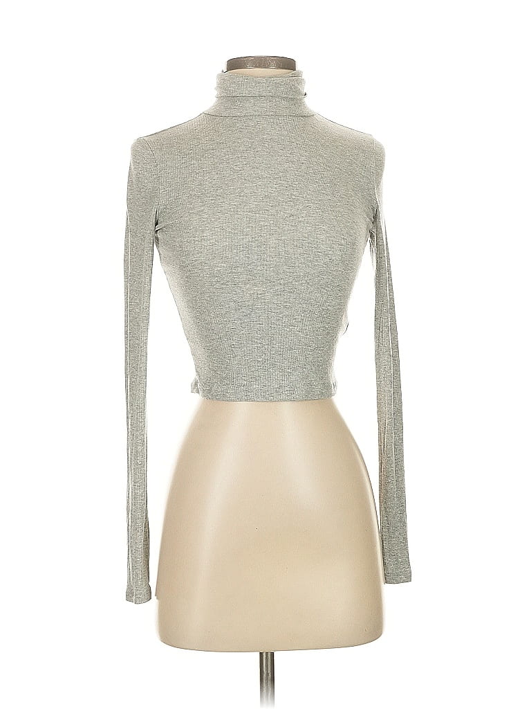 Sunday Best Gray Long Sleeve Turtleneck Size XS - photo 1