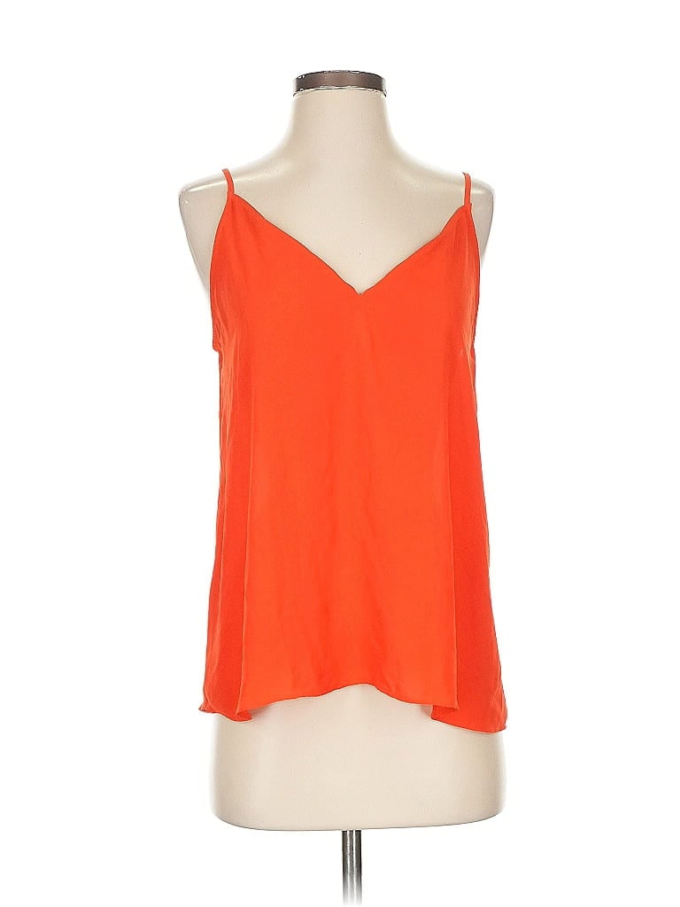 Pre-owned Ann Taylor Loft Outlet Sleeveless Blouse In Orange