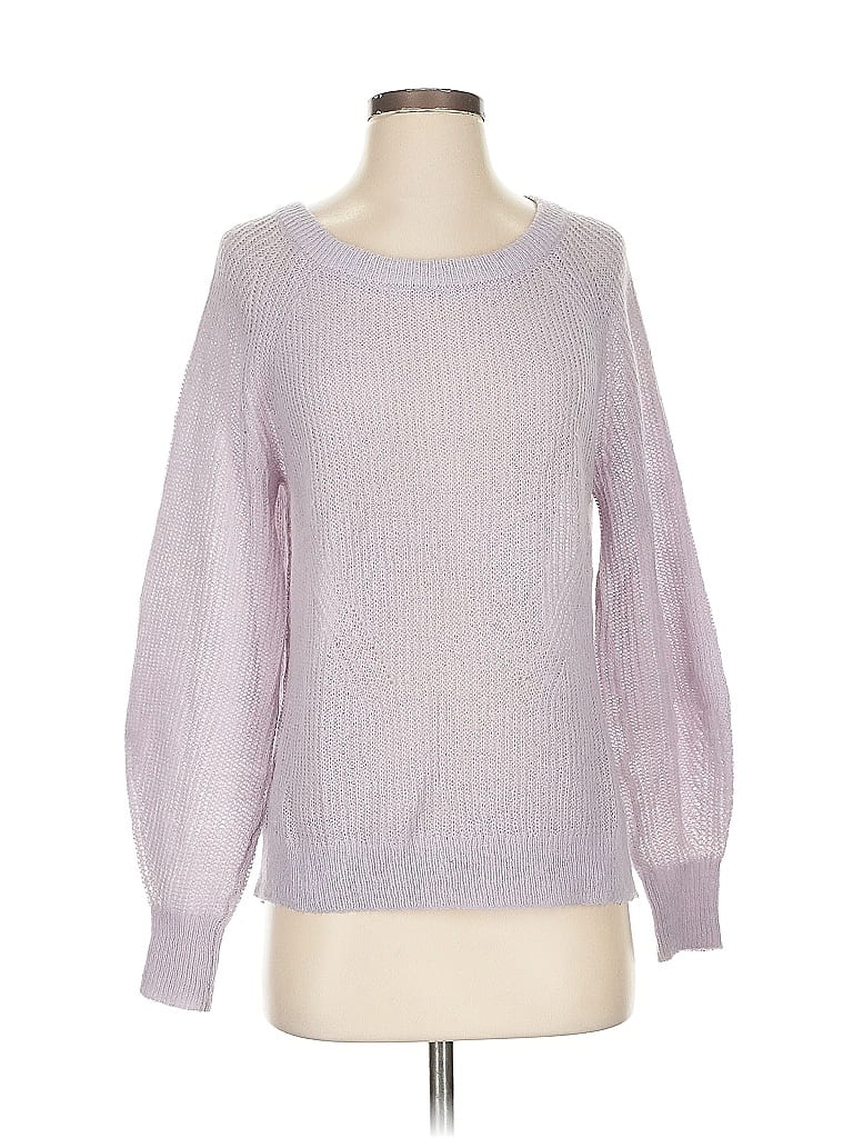 Pre-owned Ann Taylor Loft Pullover Sweater In Purple