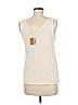 Blu Pepper 100% Acrylic Ivory Sleeveless Top Size M - photo 1