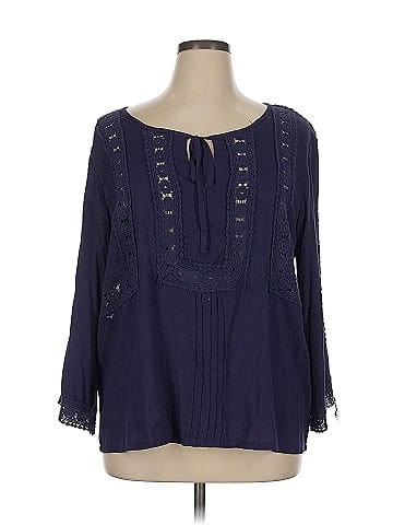 Solitaire Long Sleeve Blouse (view 1)