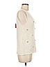 Blu Pepper 100% Acrylic Ivory Sleeveless Top Size M - photo 5