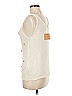 Blu Pepper 100% Acrylic Ivory Sleeveless Top Size M - photo 4