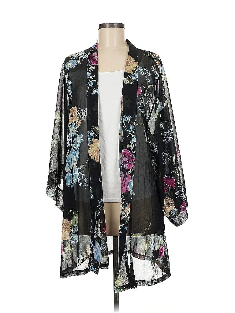 Pre-owned Helena Quinn Kimono In Black