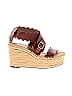Chloé Brown Lauren Wedge Espadrilles Size EU 40 - photo 1