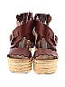 Chloé Brown Lauren Wedge Espadrilles Size EU 40 - photo 2