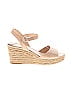 Prada Tan Patent Leather Espadrille Wedges Size EU 40 1/2 - photo 1